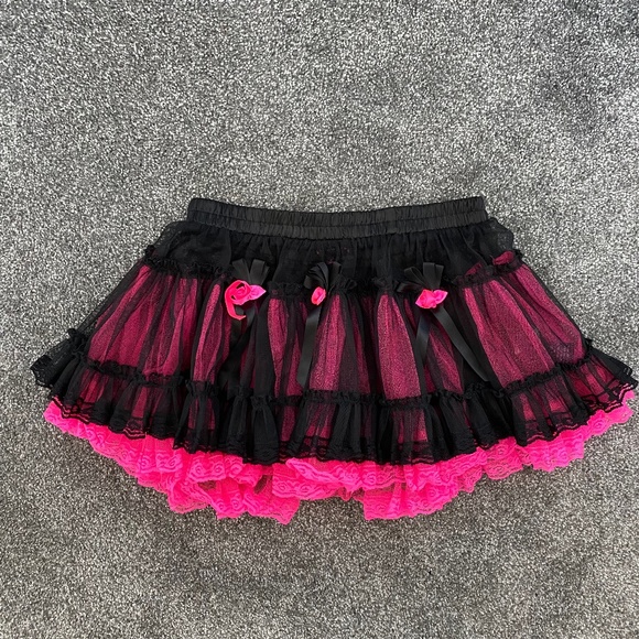 Tripp nyc pink rose tutu skirt one size fits all - Picture 1 of 5